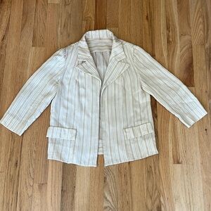 Stunning 1950’s Glenhaven Striped Cream/Yellow Jacket